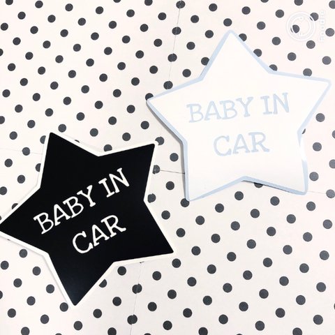 大人気！BABY IN CAR車用ステッカー