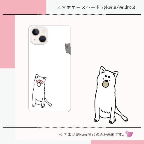 『ワンポイント』【スマホケース/ハード　iPhone/Android対応】