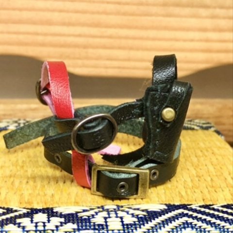 森き　サスペンダー型ホルスターベルト　miniature belt.