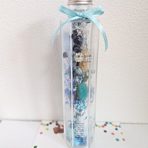 ハーバリウム     ブルー❁ブーケ    200ml