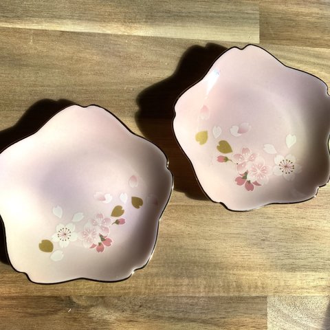 桜の小皿・ペア