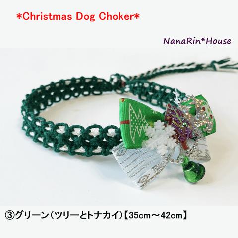 【イベント価格】完成品（中型犬用）クリスマスチョーカー