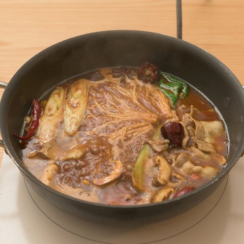 信州味噌の火鍋