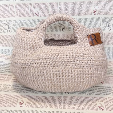 国産JUTE100％麻ひもで作るシンプルマルシェバッグ