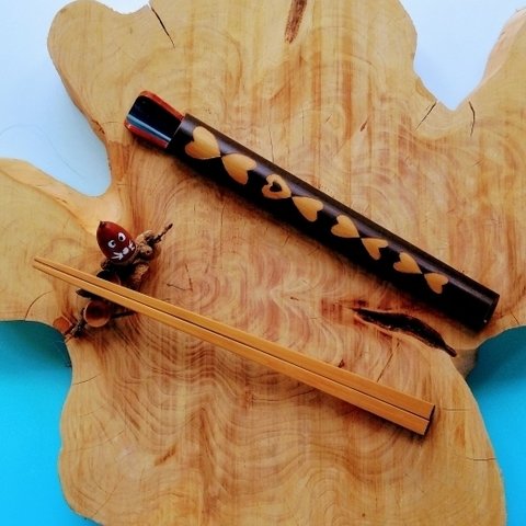 🍜お箸シリーズ💕黒竹のマイ箸💝