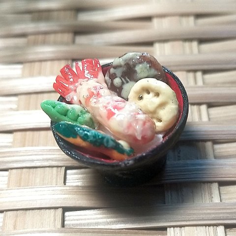 ミニチュア★エビとお野菜たっぷり♪　天丼