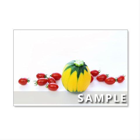 1140) 鮮やかな野菜たち　　ポストカード5枚組　
