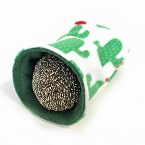 ハリちゃんのお遊びトンネル S サボテン / Small Deformable Tunnel for Hedgehog