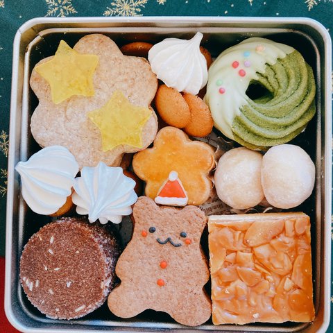 クリスマスクッキー缶🧸🎄受付終了しました