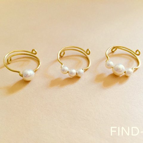 simple pearl ring