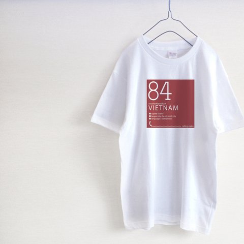 ベトナム「84」数字Tシャツ