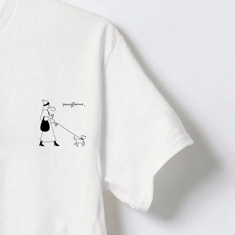 日本製 ホワイトオーガニック コットン Tシャツ S001