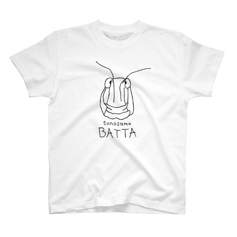 トノサマバッタ真正面 Tシャツ　【昆虫・飛蝗】