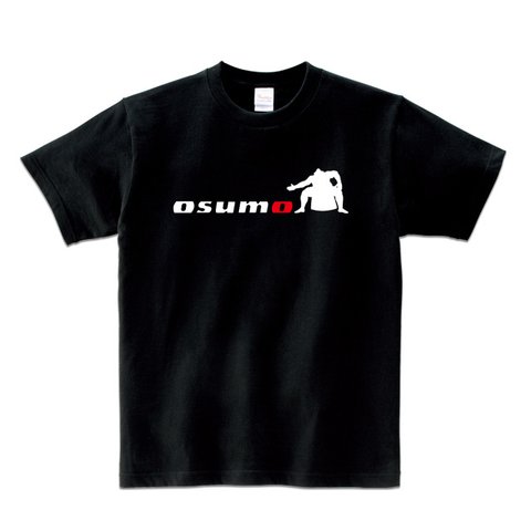 半袖Tシャツ（osumo・ブラック）S M L XL