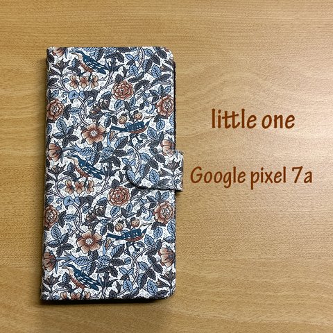 【リバティ生地】ストロベリーツリー Google Pixel 7a 手帳型