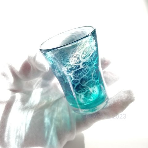 青の揺らぎ 冷酒グラス 酒器