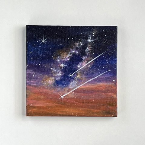 プチキャンバス絵画シリーズ♡アクリル画《原画》✴︎  Milky Way  ✴︎