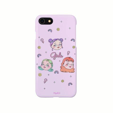 girl girl girl♡iPhoneケース iPhone7/8 カバー ケース ハードケース