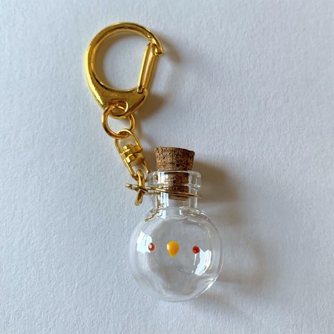 mini瓶チャーム（Gold/Clear）