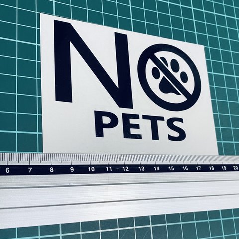 NO PETS ノーペット　ステッカー