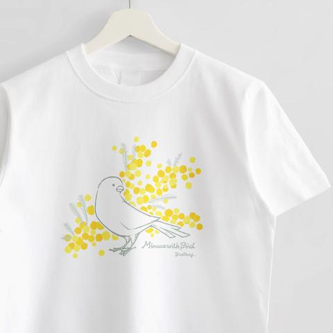 Tシャツ（Mimosa with Bird / カナリア）