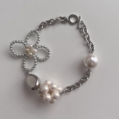 【限定1点】#4 silver chain bracelet