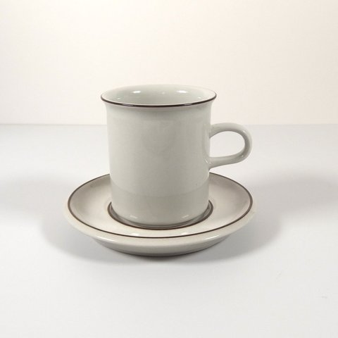 【北欧 フィンランド ヴィンテージ】 Arabia （アラビア） Fennica（フェニカ） coffee cup saucer