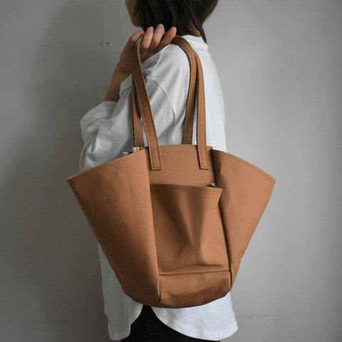 CLOVER TOTE BAG（モカ/ベージュ）