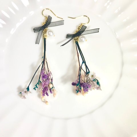 ハンドメイド    ブーケピアス