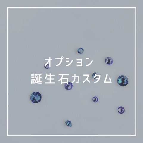 【誕生石カラーに変更】ケース中央の石のみ