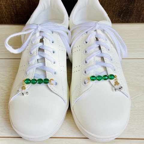 スニーカーアクセサリー👟　緑色💚