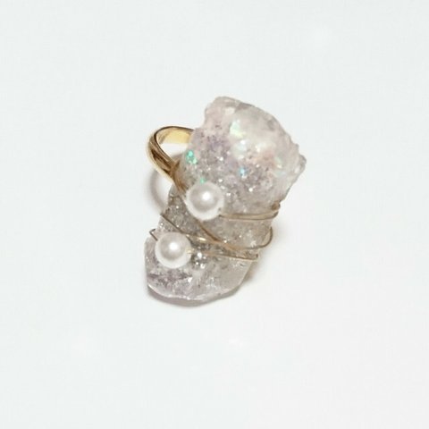 fake crystal ring 13