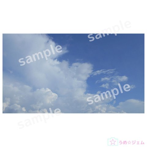 PC壁紙　空と雲《sora-031》（JPGファイル）
