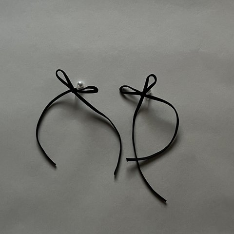 ribbon earrings 