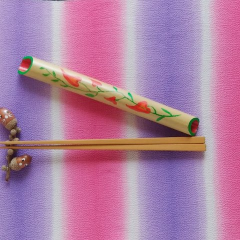 🍜お箸シリーズ💕白竹のマイ箸💝
