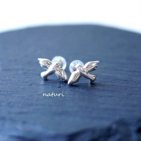 【pigeon】sv925 dove pierce (2pcs) 