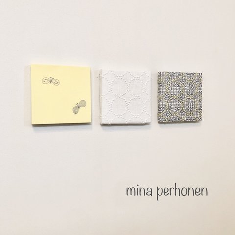 mina perhonen  ミナペルホネン ファブリックパネル 3点セット