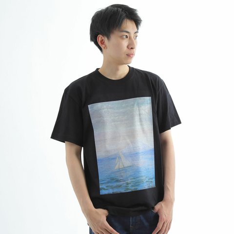 山本芳翠 「富士の図」半袖Tシャツ