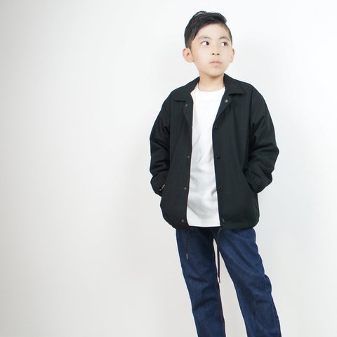 【型紙】コーチジャケット裏付き60-90/100-140サイズ　ベビー　キッズ　子供服