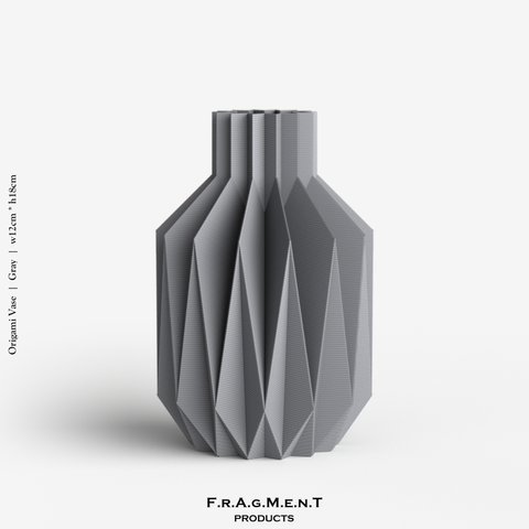 【10色展開】Origami Vase / ドライフラワー用花瓶 / オリジナルギフト