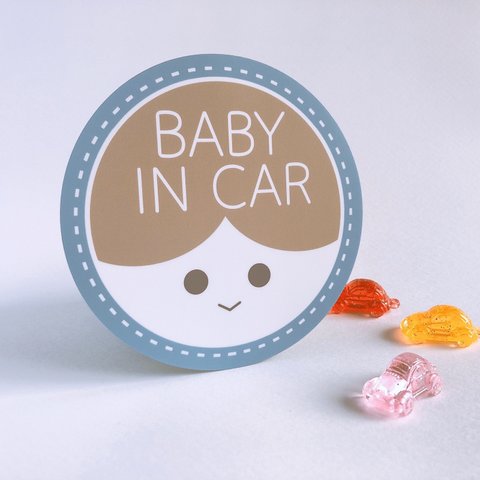 Baby in car ベビーインカー　ステッカーシール