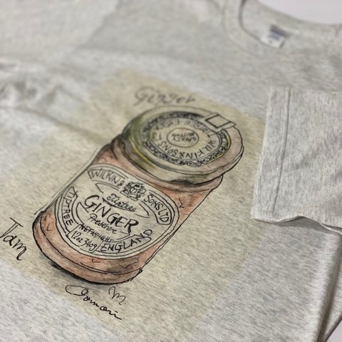 大きめシルエットで着るTシャツ （Ginger jam アッシュ）