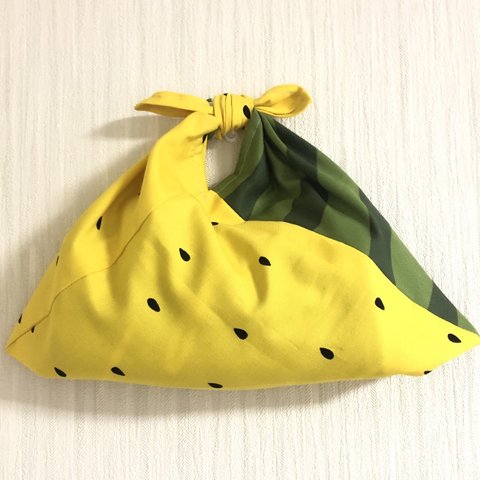 あずま袋☆スイカ🍉イエロー 【再販】