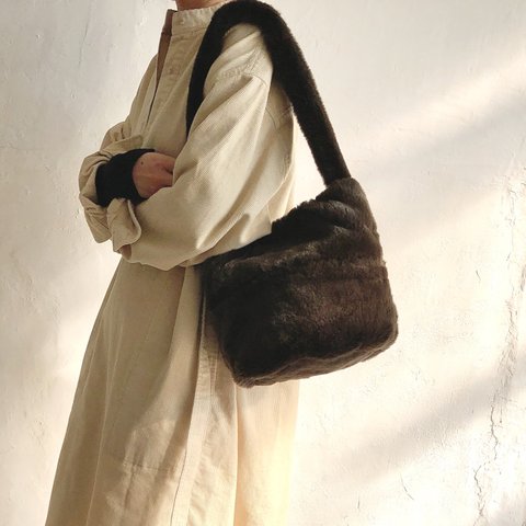 [送料込] eco fur shoulderbag