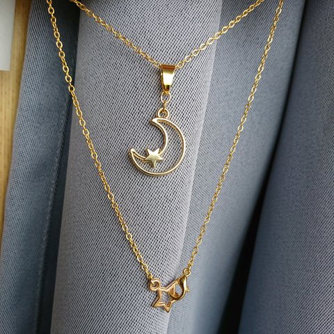 【Cute】Necklace④【MOON☆stone】