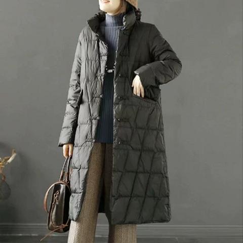 冬の新しい ゆったり した デザイン感のコート