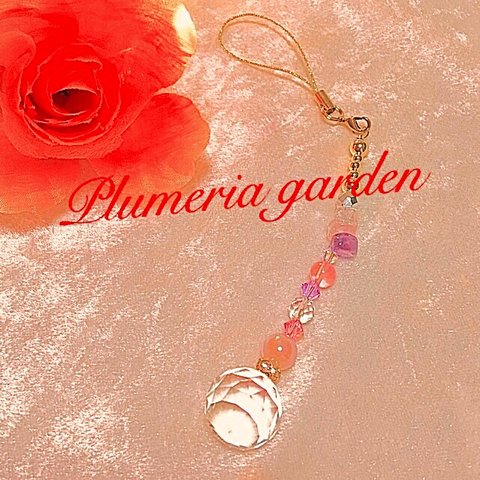 ピンクの素敵な煌めき♡ストラップ  Romantic Pink