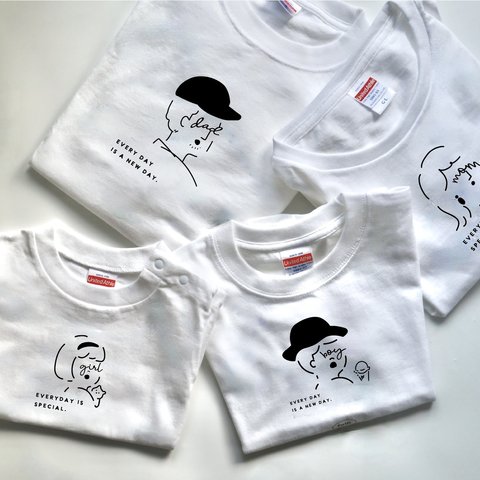 <名入れ可>family name   shirts 