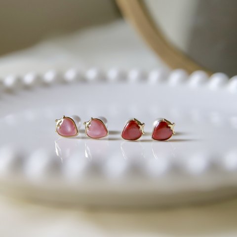 strawberry petit ピアス/イヤリング