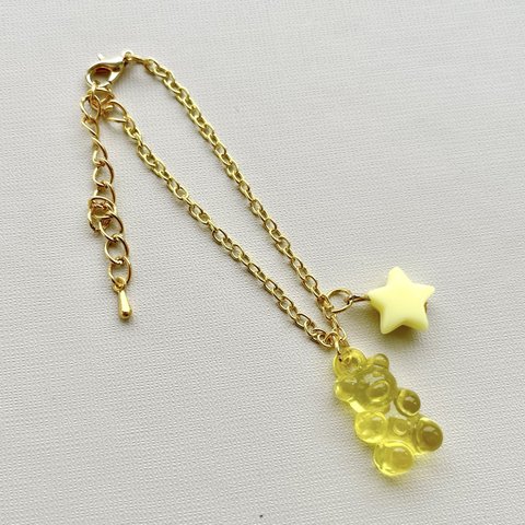 ☆オビツ11  アクセサリー　お菓子ポシェット　クマグミ　イエロー☆ねんどろいどどーる